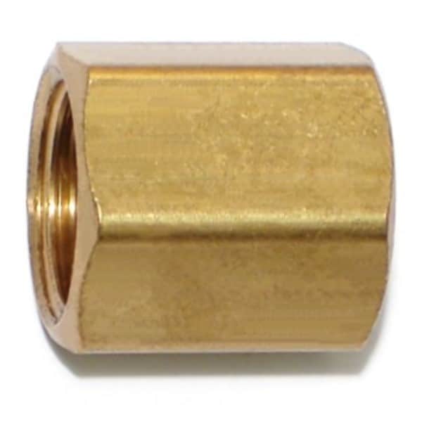 Midwest Fastener 3/8" x 3/8" Brass Union Fittings 4PK 76354 - main